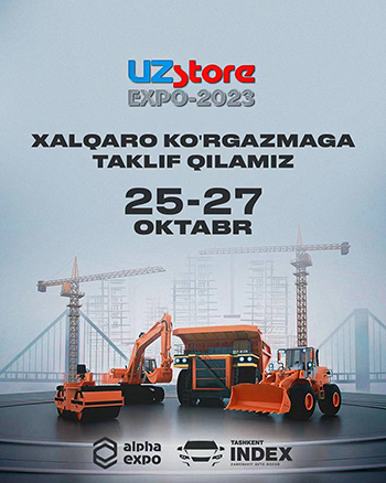 Construction Machinery Exhibition, Uzbekistan