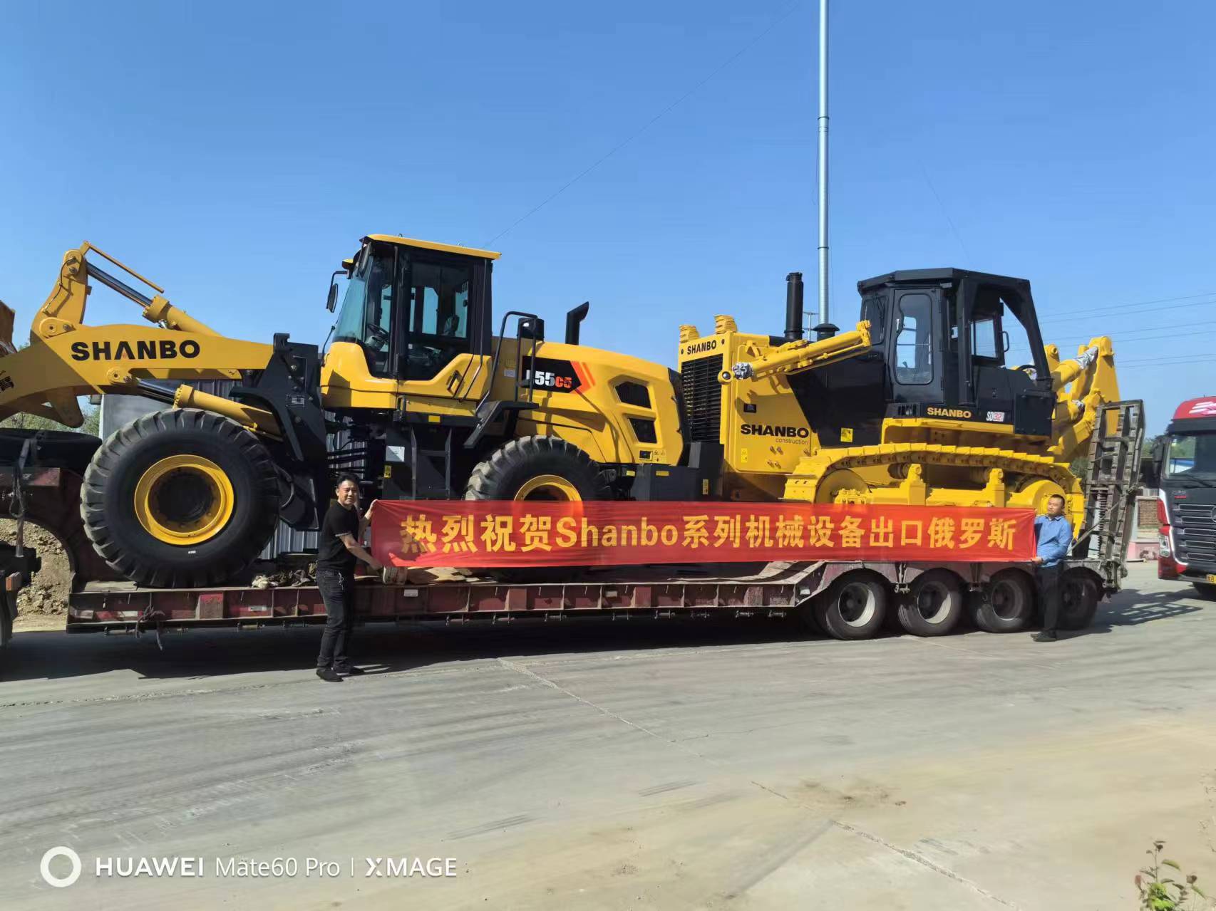 260HP bulldozer and 380T excavator delivered to Russia