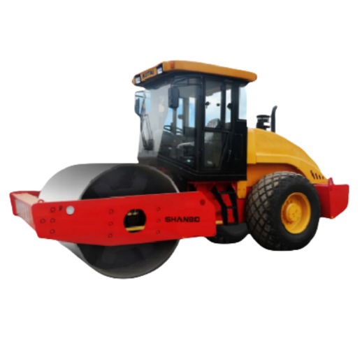 Single steel wheel roller (double drive)