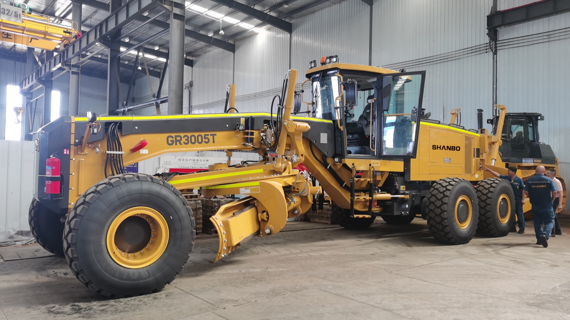 Shandong Shanbo Motor Graders Successfully Shipped to Mongolia, Embarking on a New Construction Journey.