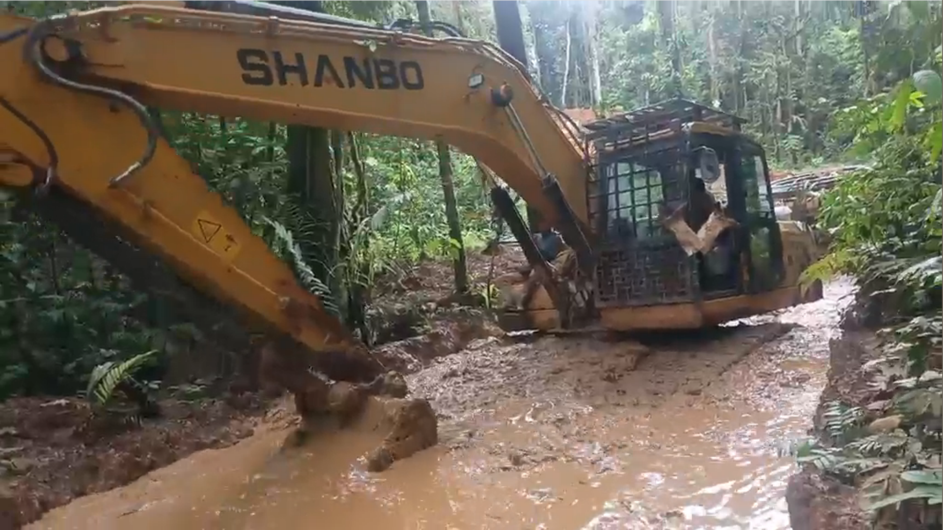 Undeterred by Complex Overseas Conditions: Sanbo Excavators Triumph Through Hard Work.